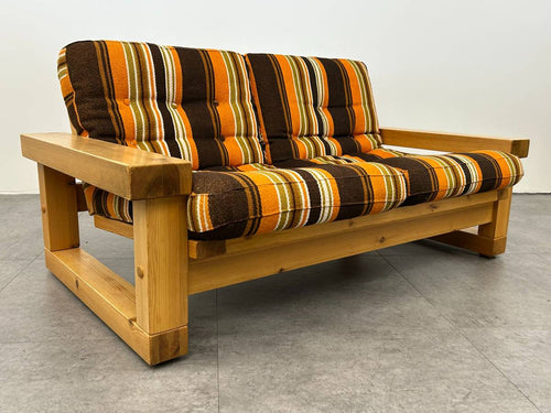 Swedish Pine Loveseat Recliner