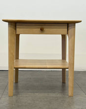 Light Wood End Table