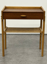 Swedish Oak Side Table Pair