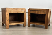 Oak Nightstands (Set of 2)