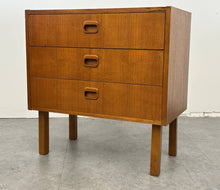 Swedish Teak 3 Drawer Dresser