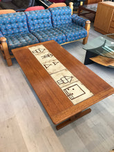 Danish Tile Top Coffee Table