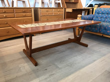 Danish Tile Top Coffee Table