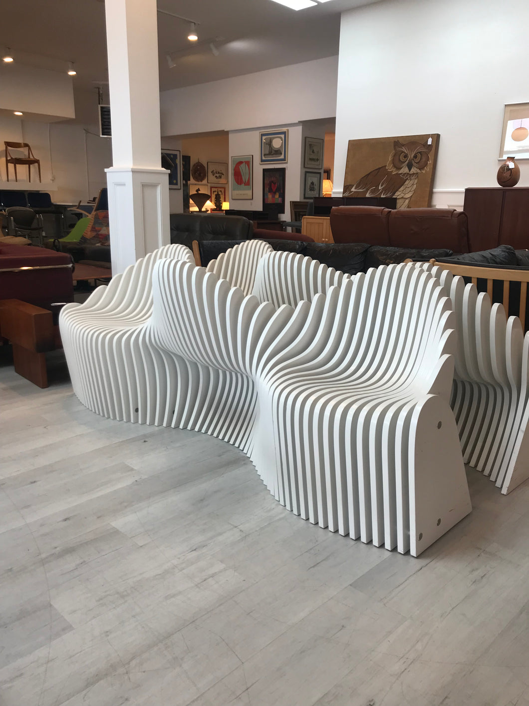 Parametric 3-Seater Benches