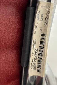 Eames Aluminum Group Red Leather Chair