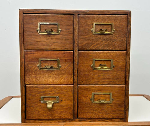 Antique Library Card Catalog