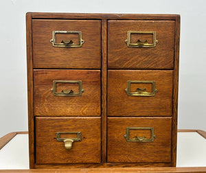 Antique Library Card Catalog