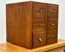 Antique Library Card Catalog