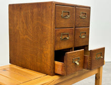 Antique Library Card Catalog