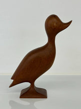 Teak Duck Figurine