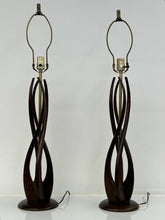 Sculpted Wood Lamp
