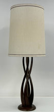 Sculpted Wood Lamp