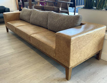 Large Custom Leather Sofa