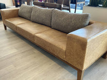 Large Custom Leather Sofa