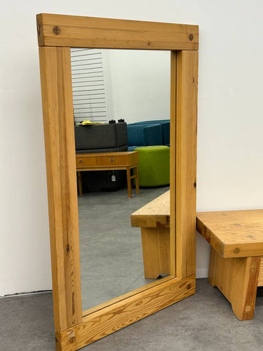 Swedish Pine Wall Mirror