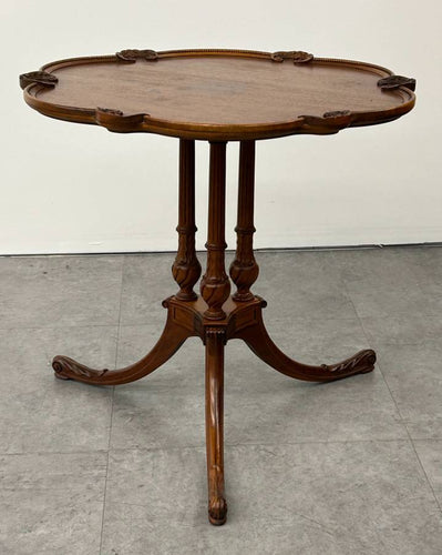 Antique Pie Crust End Table