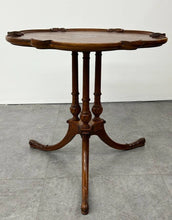 Antique Pie Crust End Table