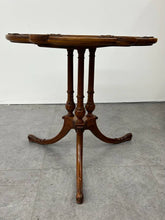 Antique Pie Crust End Table