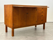 Swedish Cabinet with Pullout Desktop