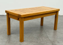 Swedish Pine Slat Bench