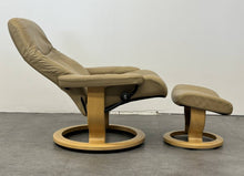 Tan Leather Ekornes Stressless Recliner