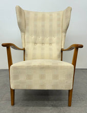 Vintage Swedish Wingback Armchair