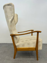 Vintage Swedish Wingback Armchair
