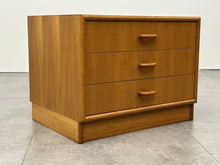 3 Drawer Danish Teak Nightstand