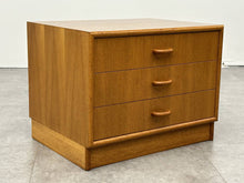 3 Drawer Danish Teak Nightstand