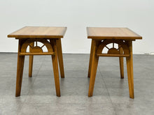 Wagon Wheel End Table
