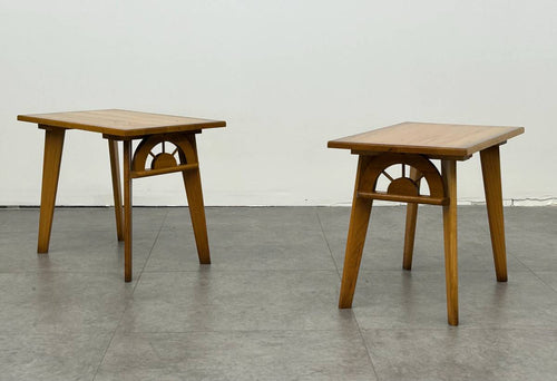 Wagon Wheel End Table