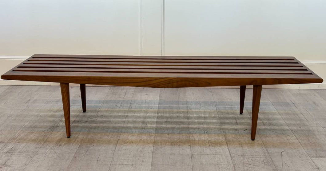 Walnut Slat Bench