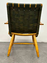 Swedish Lounge Chair with Webbed Seat