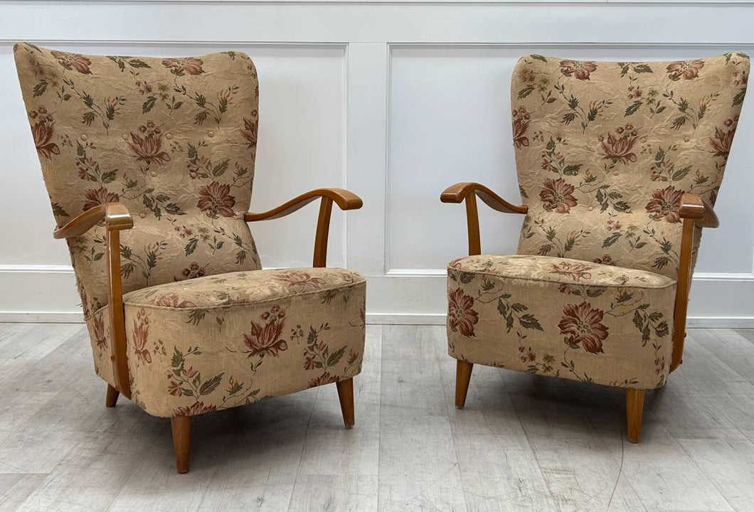Swedish Wingback Chair