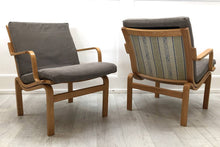 Cushioned Bentwood Arm Chairs