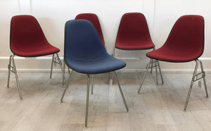 *1 Blue* Fiberglass Eames Chairs by Herman Miller