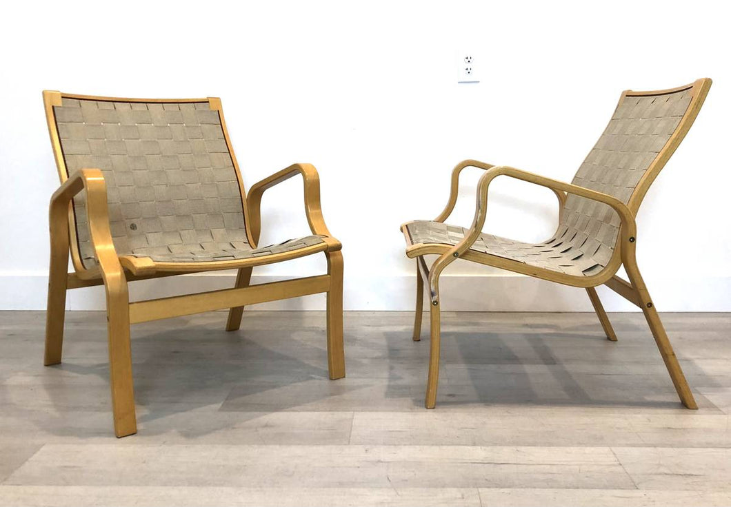 Finn Ostergaard Bentwood Lounge Chairs