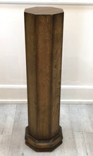 Vintage Wood Display Stand Column