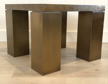 Bronze Tone Side Table by Gray Design